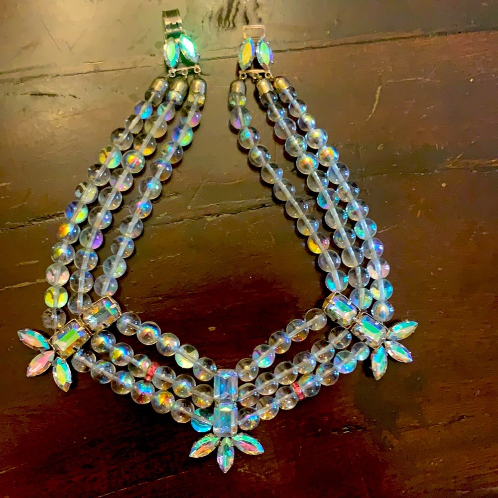 Vintage glass necklace
